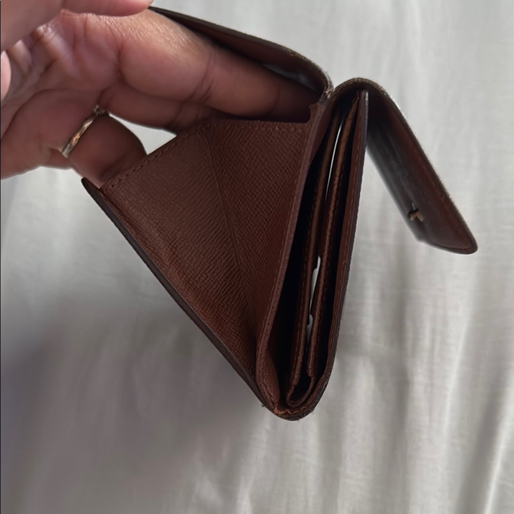 Louis Vuitton Brown Monogram Elise Trifold Unisex Wallet - Picture 7 of 7